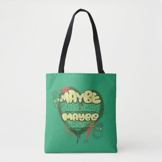 Grinch | Kerstcitaat Tote Bag (Voorkant)