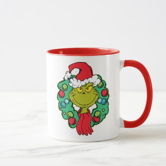 Grinch | Kerstfeest Krans Mok (Rechts)