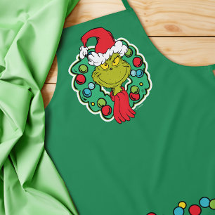 Grinch Kerstfeest Krans Schort