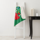 Grinch | Kerstfeest Krans Sherpa Deken (In situ)
