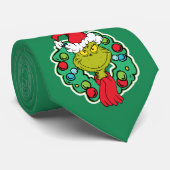 Grinch | Kerstfeest Krans Stropdas (Opgerold)