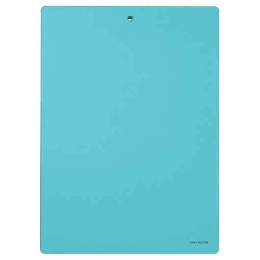 Grinch Kleurrijke Kerstmis Grafisch Klembord (Achterkant)