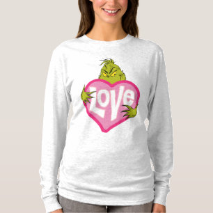 Grinch Liefde Roze Hart T-shirt