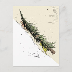 Grinch & Max brengen de Kerstboom terug Briefkaart