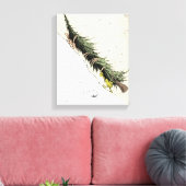 Grinch & Max brengen de Kerstboom terug Canvas Afdruk (Insitu (Woonkamer))