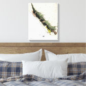 Grinch & Max brengen de Kerstboom terug Canvas Afdruk (Insitu (Slaapkamer))