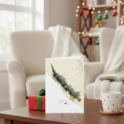Grinch & Max brengen de Kerstboom terug Kaart