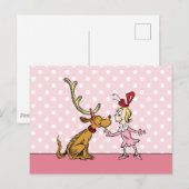 Grinch | Max & Cindy Lou Who Briefkaart (Voorkant / Achterkant)