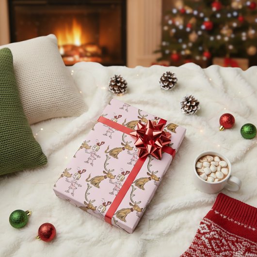 Grinch | Max & Cindy Lou Who Cadeaupapier