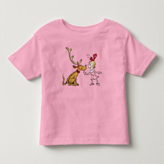 Grinch | Max & Cindy Lou Who Kinder Shirts (Voorkant)