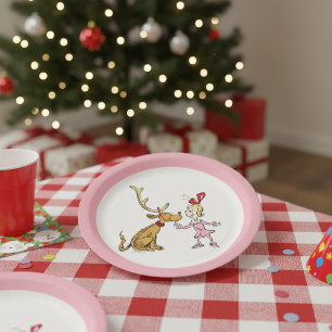 Grinch Max & Cindy Lou Who Papieren Bordje