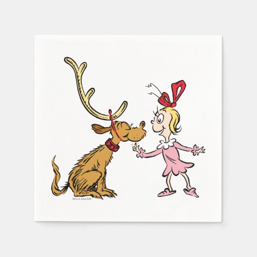 Grinch | Max & Cindy Lou Who Servet (Voorkant)