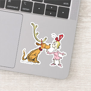 Grinch   Max & Cindy Lou Who Sticker