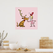 Grinch | Max & Cindy Lou Wie Poster (Keuken)