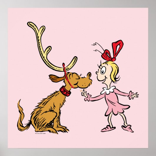 Grinch | Max & Cindy Lou Wie Poster (Voorkant)