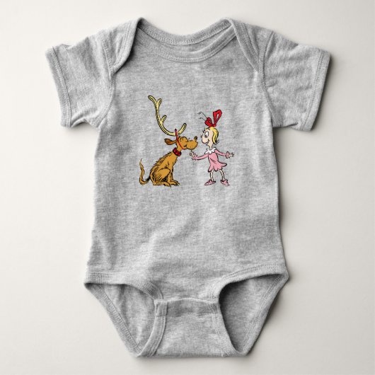 Grinch | Max & Cindy Lou Wie Romper (Voorkant)