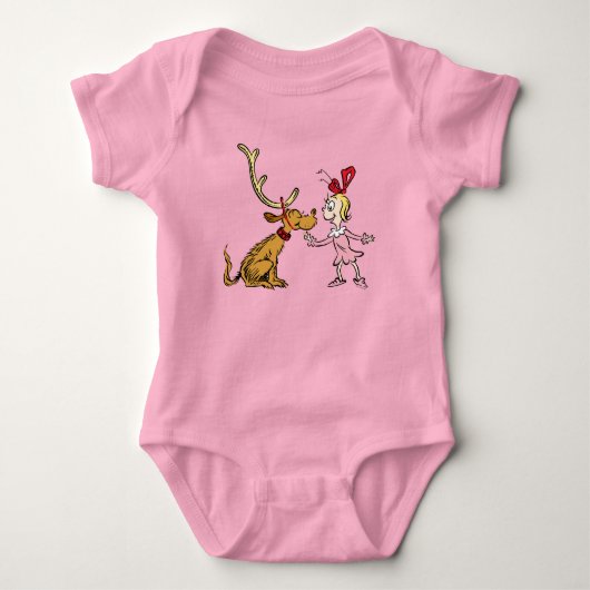 Grinch | Max & Cindy Lou Wie Romper (Voorkant)