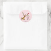 Grinch | Max & Cindy Lou Wie Ronde Sticker (Tas)