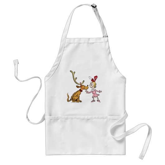 Grinch | Max & Cindy Lou Wie Standaard Schort (Voorkant)