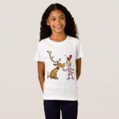 Grinch | Max & Cindy Lou Wie T-shirt (Voorkant volledig)