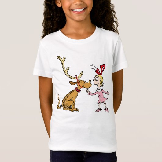 Grinch | Max & Cindy Lou Wie T-shirt (Voorkant)