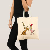 Grinch | Max & Cindy Lou Wie Tote Bag (Voorkant (product))