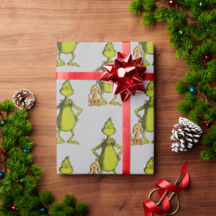 Grinch Max & Grinch Houding Cadeaupapier