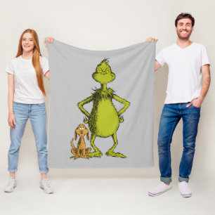 Grinch Max & Grinch Houding Fleece Deken