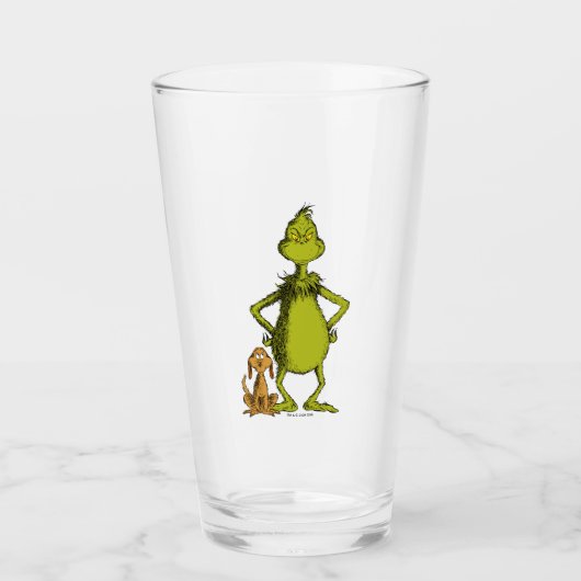 Grinch | Max & Grinch-houding Glas (Voorkant)
