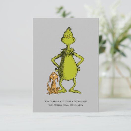 Grinch | Max & Grinch Houding Kaart (Staand voorkant)