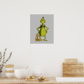 Grinch | Max & Grinch-houding Poster (Keuken)