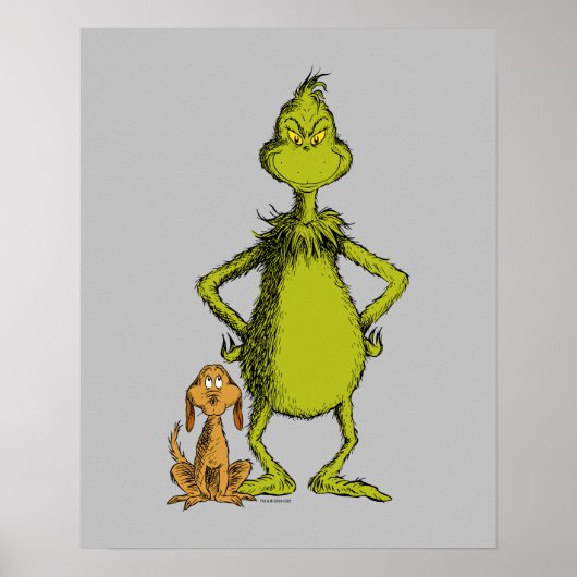 Grinch | Max & Grinch-houding Poster (Voorkant)