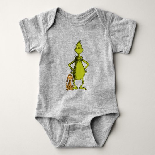 Grinch | Max & Grinch Houding Romper (Voorkant)