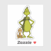 Grinch | Max & Grinch Houding Sticker (Vel)