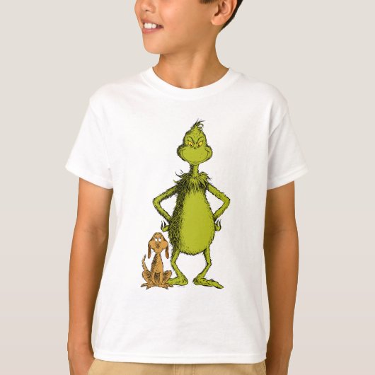 Grinch | Max & Grinch Houding T-shirt (Voorkant)