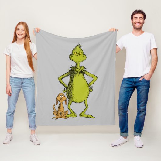 Grinch | Max & Grinch Stance Fleece Deken (In situ)