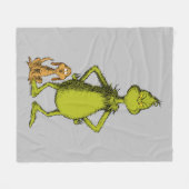 Grinch | Max & Grinch Stance Fleece Deken (Voorkant (Horizontaal))