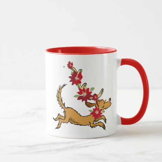 Grinch | Max Kerst Poinsettia Mok (Rechts)