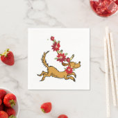 Grinch | Max Kerst Poinsettia Servet (Insitu)