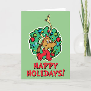 Grinch Max Kerstkrans Feestdagen Kaart