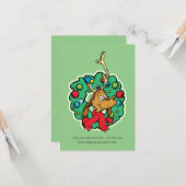 Grinch | Max Kerstkrans Kaart (Voorkant / Achterkant in situ)