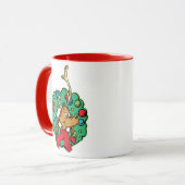 Grinch | Max Kerstkrans Mok (Voorkant links)