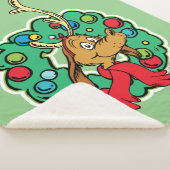Grinch | Max Kerstkrans Sherpa Deken (3/4)