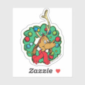 Grinch | Max Kerstkrans Sticker (Vel)