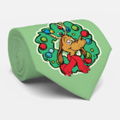 Grinch | Max Kerstkrans Stropdas (Opgerold)