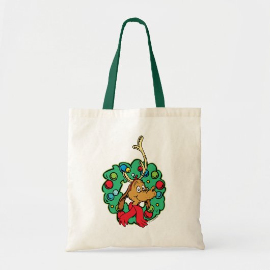 Grinch | Max Kerstkrans Tote Bag (Voorkant)