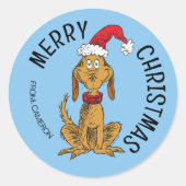 Grinch | Max Kerstman | Kerstcadeau label (Voorkant)