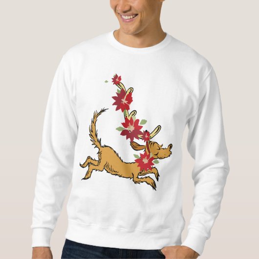 Grinch | Max Kerstster Poinsettia Trui (Voorkant)