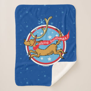 Grinch   Max Prettig Grinchfeest! Sherpa Deken