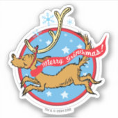 Grinch | Max Prettig Grinchfeest! Sticker (Voorkant)